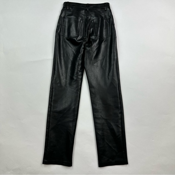 Aritzia Wilfred Vegan Leather Melina Pants Size 0 - Picture 6 of 10